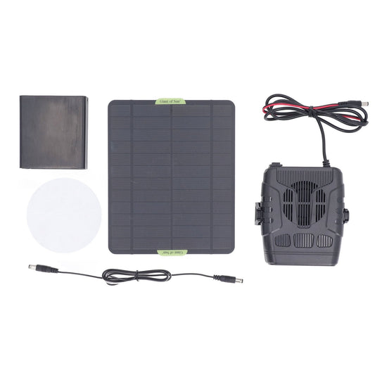 Solar Powered Heater, Winter Chicken Coop Heater, Solar Greenhouse Heater with Overheat Protection, for V1189-WXFWAL-20260319-00946