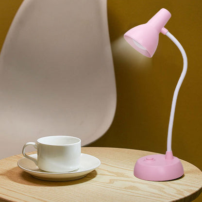 Cute Desk Lamp with USB Charging Port, Dimmable LED Reading Lamp, Flexible Gooseneck Auto Dimming Table Task V1189-WXFWAL-20260319-00960