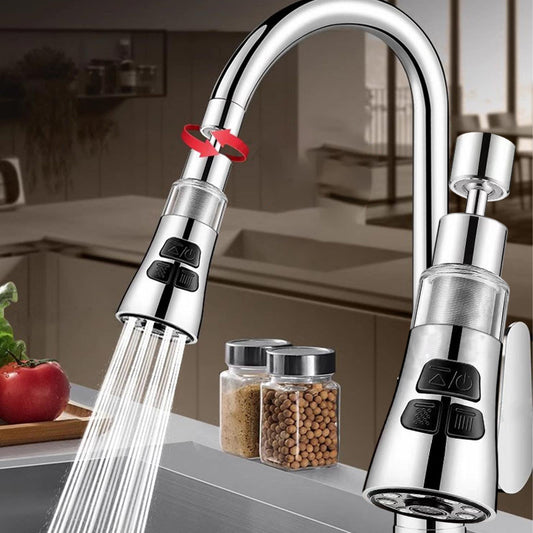 Sink Water Filter Faucet, 360 Rotating Faucet Filter, 3 Mode Sprayer, Extender Purifier, Remove Heavy Metal V1189-WXFWAL-20260319-00984