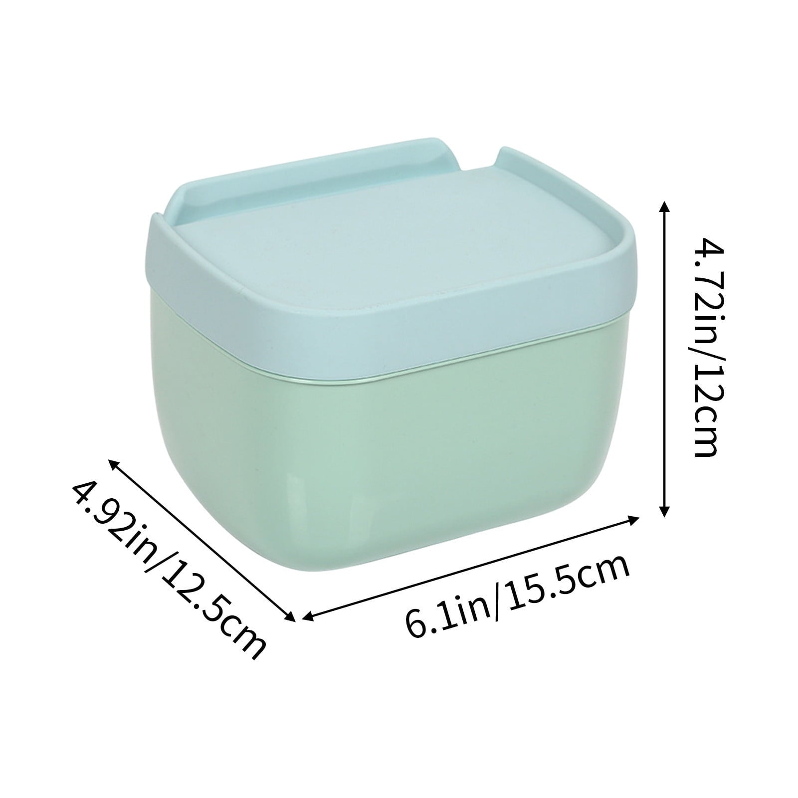 Plastic Tissue Box, Multi-Functional Tissue Box Holder, Plastic Paper Towel Box, Wall Mounted Tissue Box V1189-WXFWAL-20260319-00986