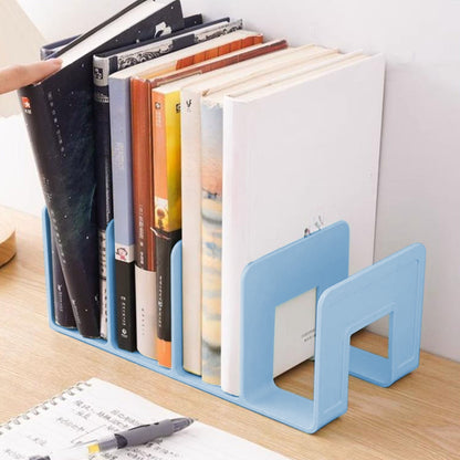 Acrylic Desk File Sorter, 4 Compartments Desktop File Organizer, Closet Organizer, Bookshelf Divider for Home V1189-WXFWAL-20260319-00994