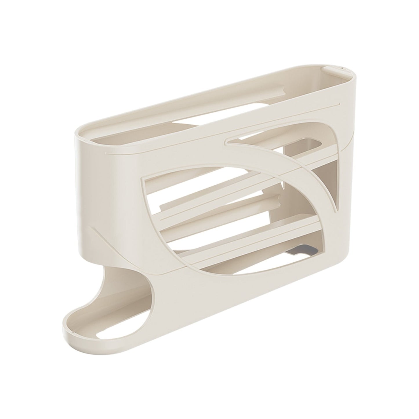 4 Tiers Egg Holder for Fridge, Automatic Scrolling Egg Rack Holder, Space-Saving Egg Dispenser Holder, Large V1189-WXFWAL-20260319-00998