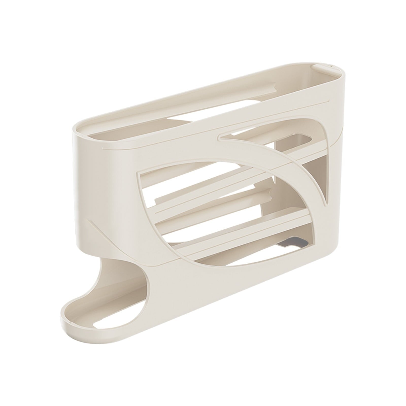 4 Tiers Egg Holder for Fridge, Automatic Scrolling Egg Rack Holder, Space-Saving Egg Dispenser Holder, Large V1189-WXFWAL-20260319-00998