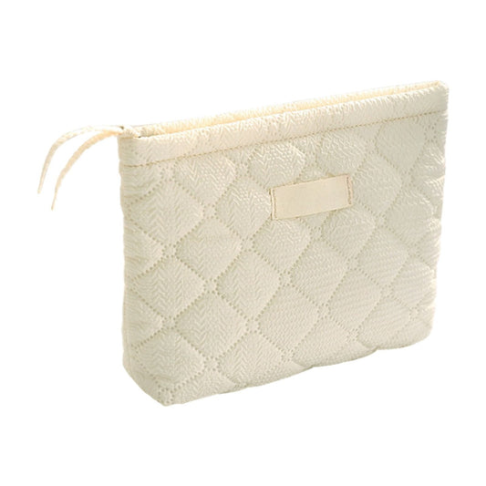 Floral Makeup Bag, Quilted Makeup Bag, Zipper Pouch, Purse Travel Make Up Organizer for Women Cosmetic, V1189-WXFWAL-20260319-00999