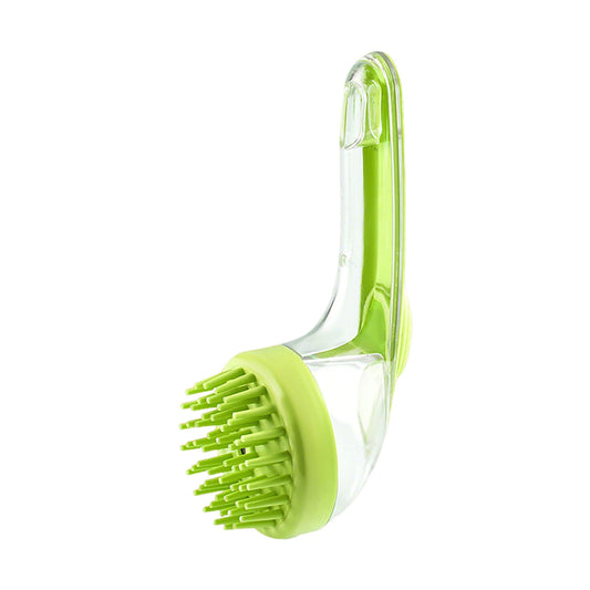 Dog Bath Brush, Cat Grooming Scrubber with Soap Dispenser, Gentle Massage Cleaning Tool, for Puppies Kittens V1189-WXFWAL-20260319-01013