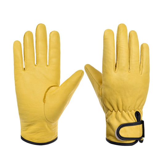 RABBITH Upgrade Leather Working Gloves Work Gardening Gloves Thorn Proof Garden Building Heavy Duty Utility V1189-WXFWAL-20260319-01064