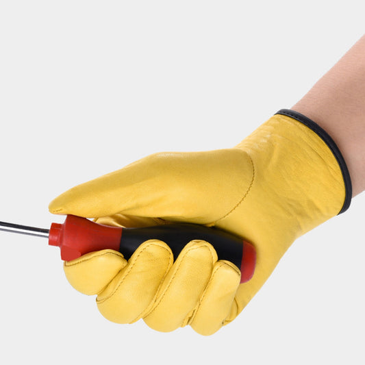 RABBITH Upgrade Leather Working Gloves Work Gardening Gloves Thorn Proof Garden Building Heavy Duty Utility V1189-WXFWAL-20260319-01065