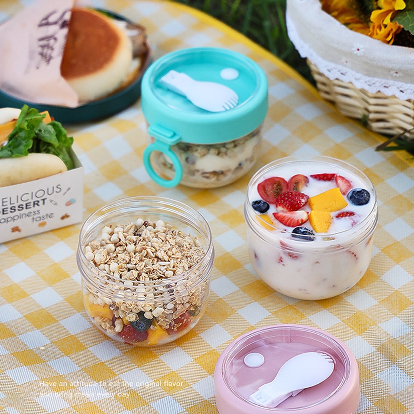 BOBASNDM Polycarbonate White PC Leakproof Yogurt Container Cyan V1189-WXFWAL-20260319-01068