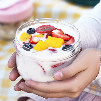 BOBASNDM Polycarbonate White PC Leakproof Yogurt Container Pink V1189-WXFWAL-20260319-01069