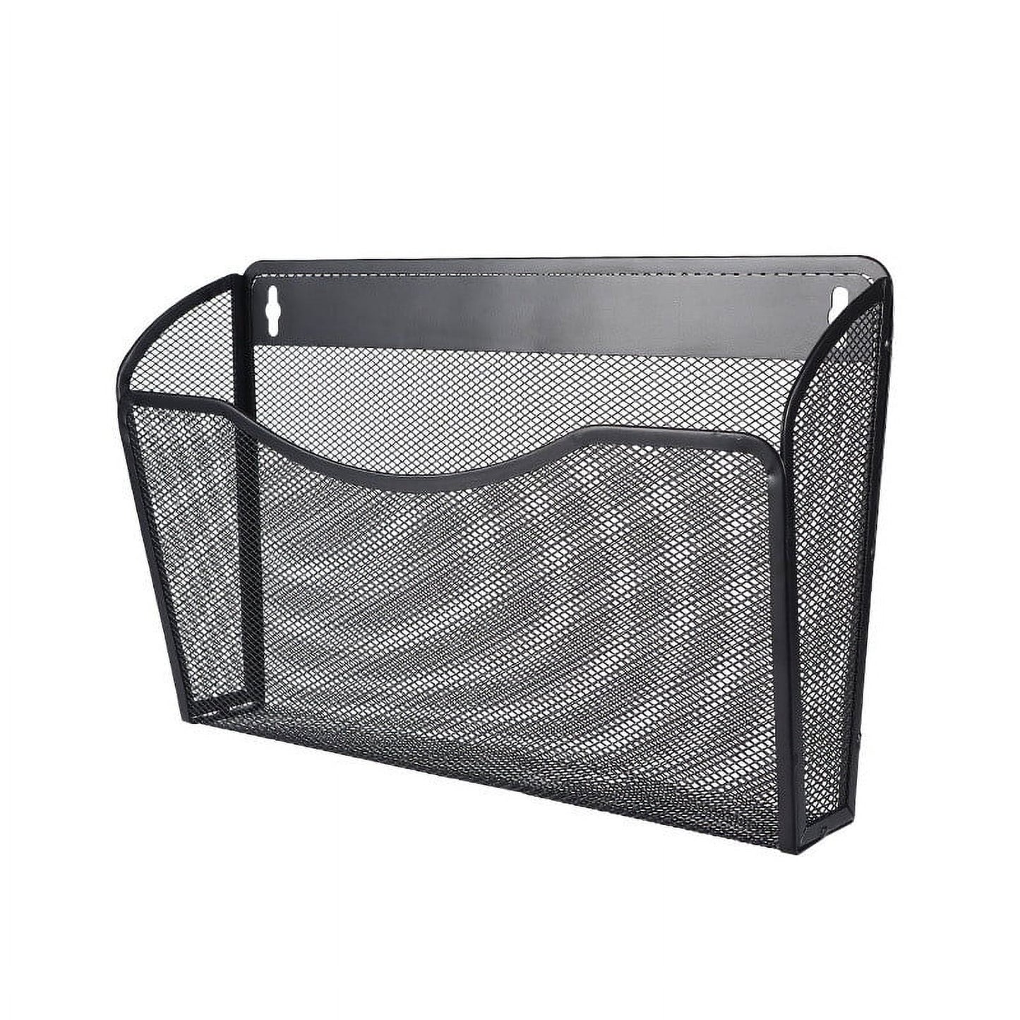 Tutuviw Wall Mount File Organizer Metal Letter Size Black V1189-WXFWAL-20260319-01071