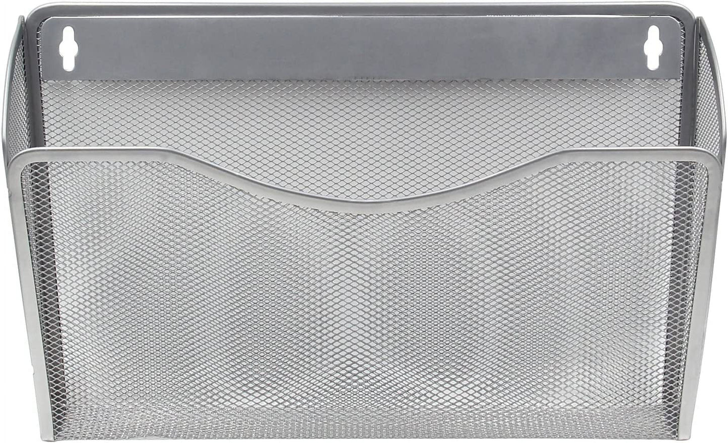 Tutuviw Wall Mount File Organizer Metal Letter Size, Black Silver V1189-WXFWAL-20260319-01072