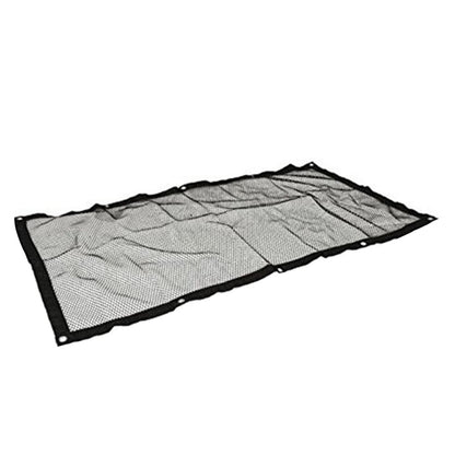 SPRING PARK Durable Car Universal Back Seat Dog Pet Barrier Mesh Safety Net Guard with Belt Black V1189-WXFWAL-20260319-01073
