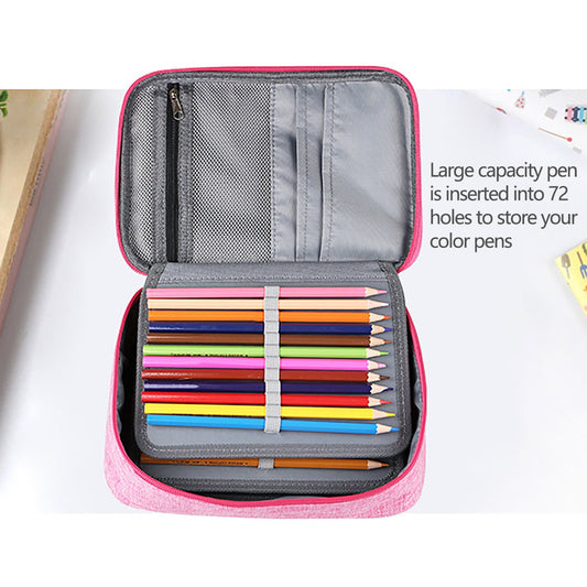 AURIGATE Big Capacity Colored Pencil Case - 300 Slots large Pen Case Organizer with Multilayer Holder for V1189-WXFWAL-20260319-01093