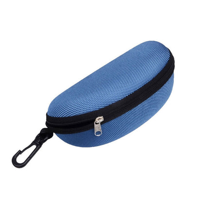 opvise Sunglasses Case Solid Large Space Waterproof Protective Glasses Case Travel Box for Adult Blue V1189-WXFWAL-20260319-01095