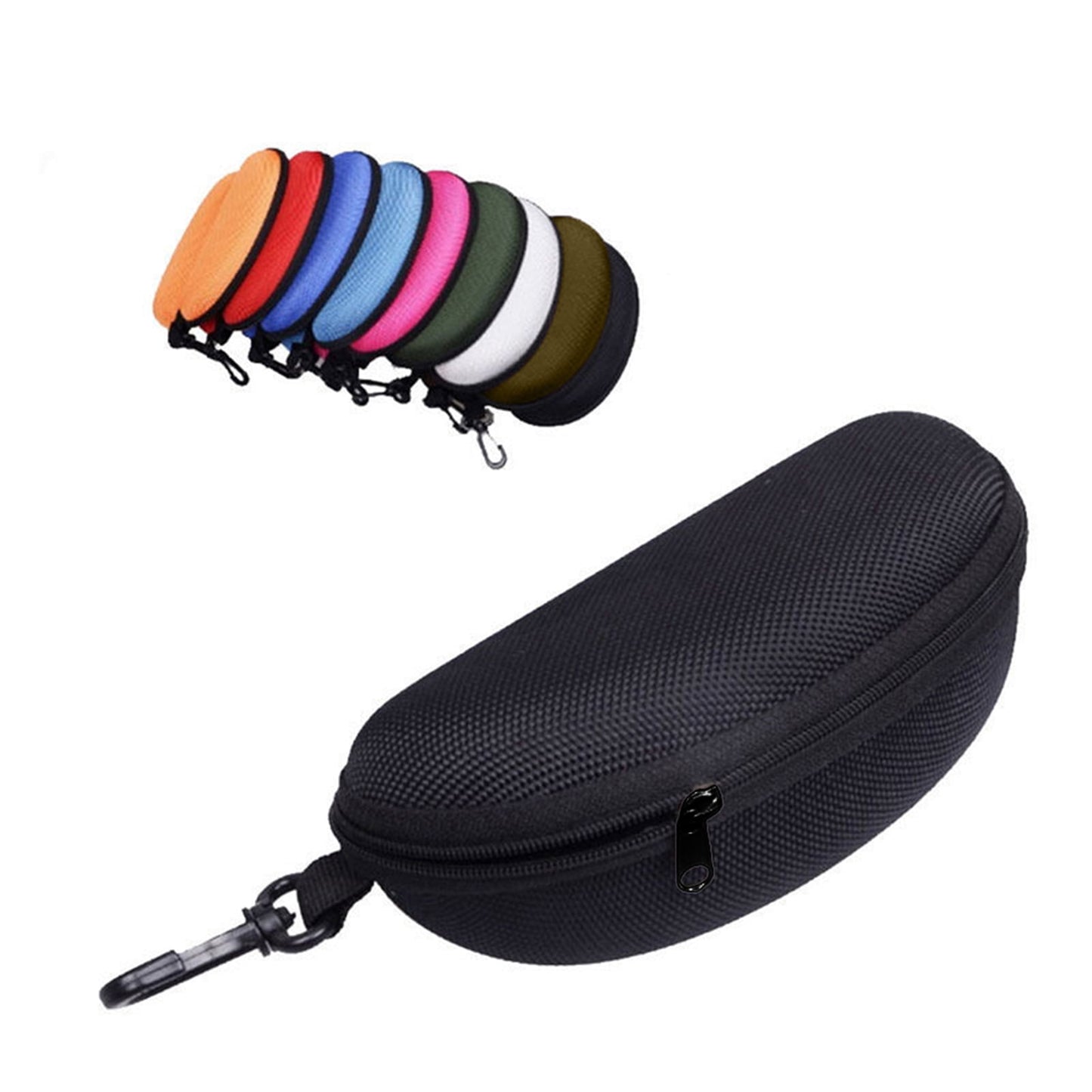 opvise Sunglasses Case Solid Large Space Waterproof Protective Glasses Case Travel Box for Adult Coffe V1189-WXFWAL-20260319-01096