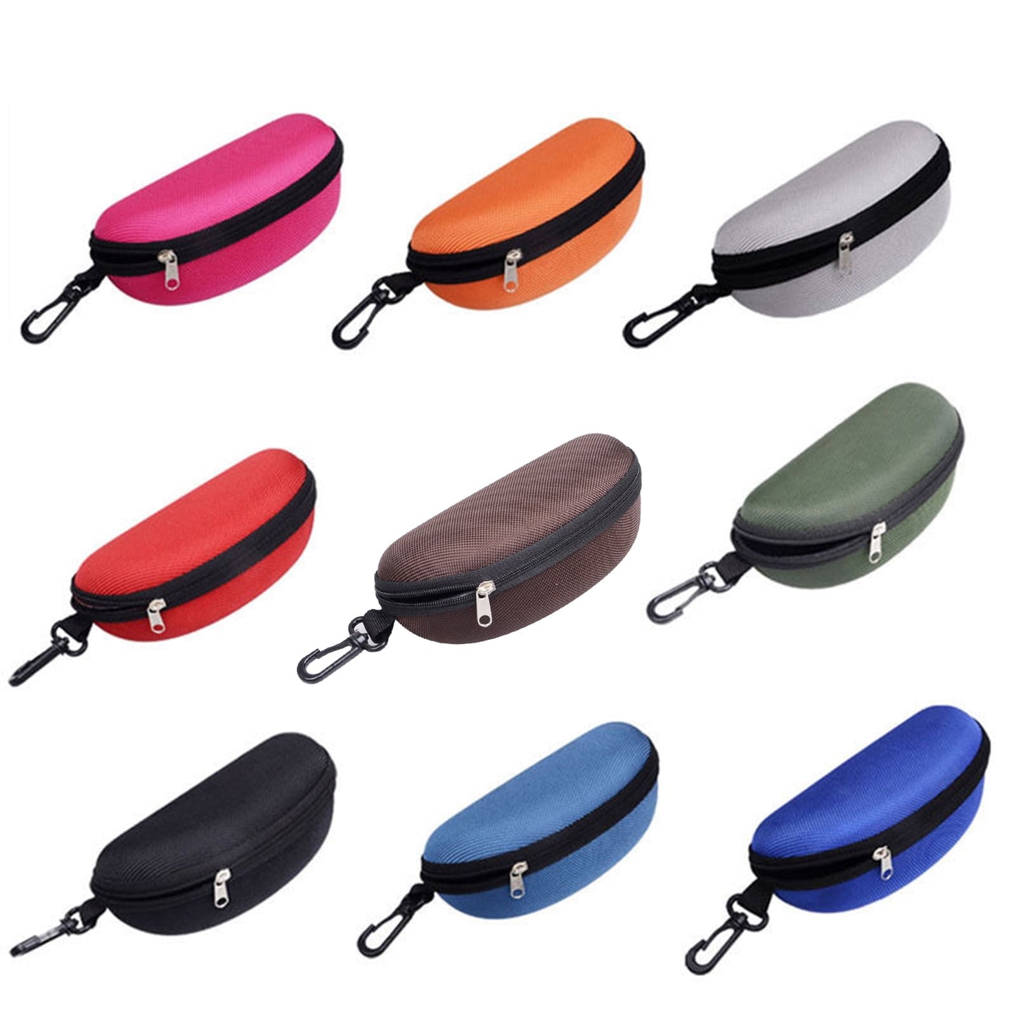 opvise Sunglasses Case Solid Large Space Waterproof Protective Glasses Case Travel Box for Adult Green V1189-WXFWAL-20260319-01097