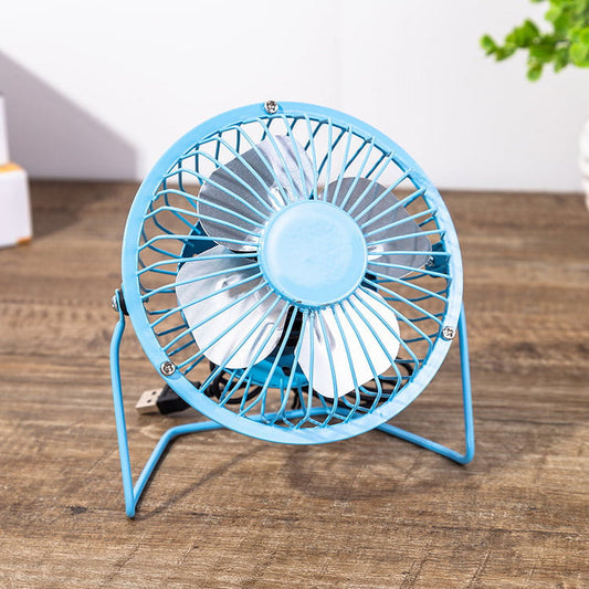 Tutuviw 4 Inch USB Desk Fan,Small and Quiet,Powerful USB Powered Portable Fan,Strong Airflow,Mini Metal USB V1189-WXFWAL-20260319-01105