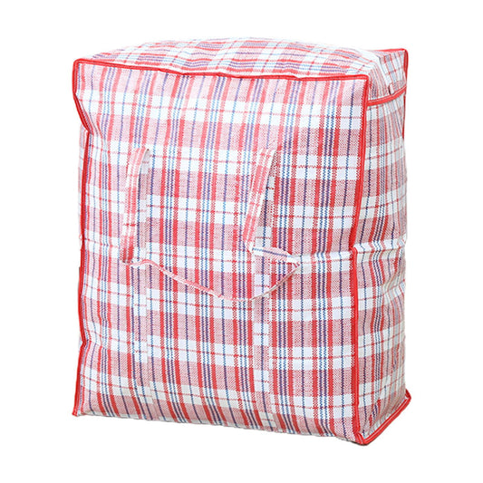 Dream Lifestyle Large Capacity Storage Bags, Large Checkered Storage Laundry Bag with Zipper & Handles for V1189-WXFWAL-20260319-01116