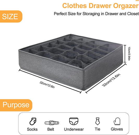 Tutuviw Wardrobe Clothes Organizer for Jeans, Upgraded Drawer Organizers for Clothing with Handle Foldable, V1189-WXFWAL-20260319-01119