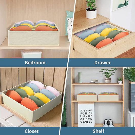 Tutuviw Wardrobe Clothes Organizer for Jeans, Upgraded Drawer Organizers for Clothing with Handle Foldable, V1189-WXFWAL-20260319-01120