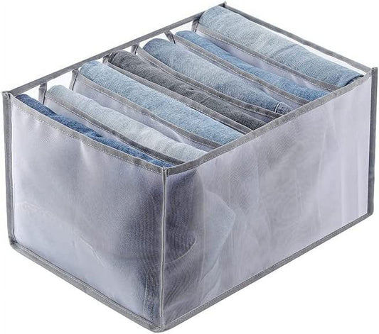 Tutuviw Wardrobe Clothes Organizer for Jeans, Upgraded Drawer Organizers for Clothing with Handle Foldable, V1189-WXFWAL-20260319-01123