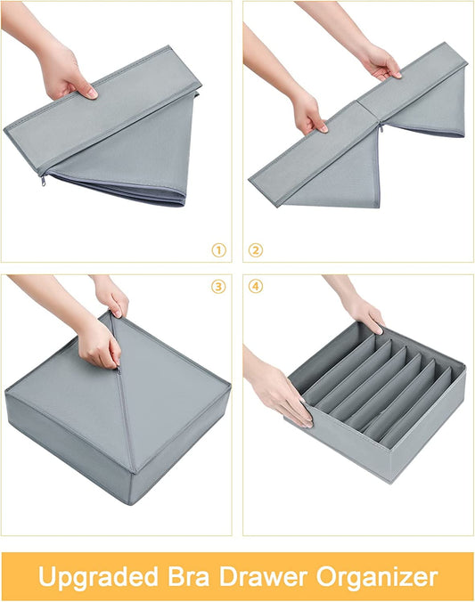 Tutuviw Wardrobe Clothes Organizer for Jeans, Upgraded Drawer Organizers for Clothing with Handle Foldable, V1189-WXFWAL-20260319-01127