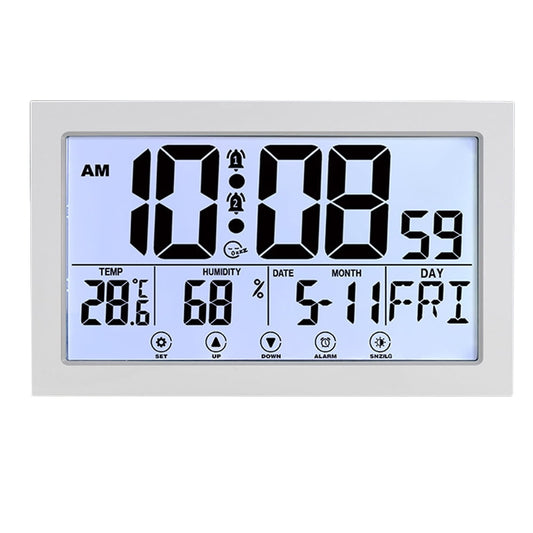 Auto Set Digital Wall Clock Battery Operated,Desk Clocks with Temperature,Humidity , Display Digital Calendar V1189-WXFWAL-20260319-01143