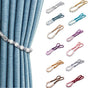Visland 2 Pack Acrylic Pearl Curtain Tie Backs Curtain Hooks, Elegant Beads Curtain Rope Straps, Decorative V1189-WXFWAL-20260319-01159