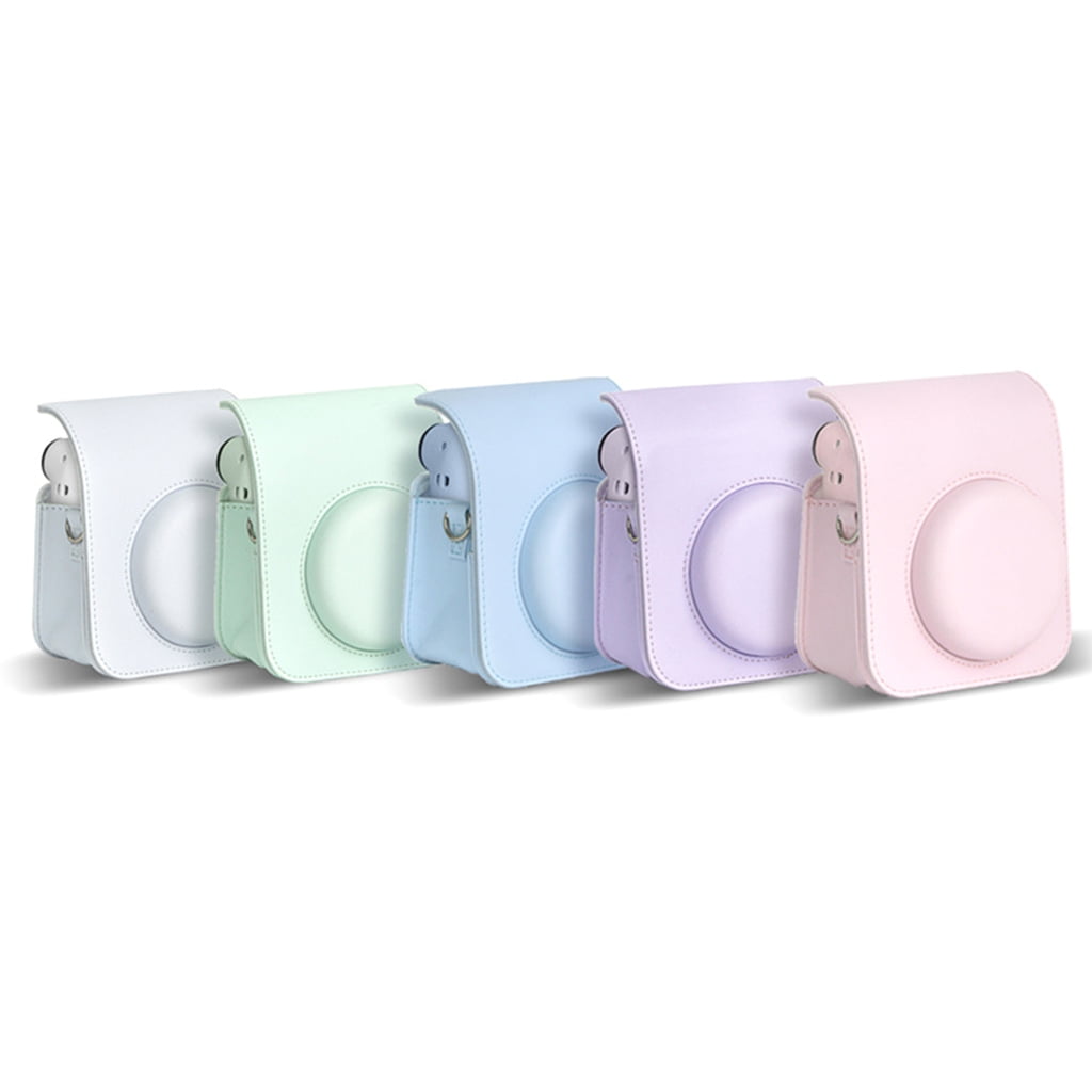 For Instax Mini 12 Camera Case PU Leather Soft Silicone Cover Bag for Fujifilm Polaroid Film Camera Bag V1189-WXFWAL-20260319-01170