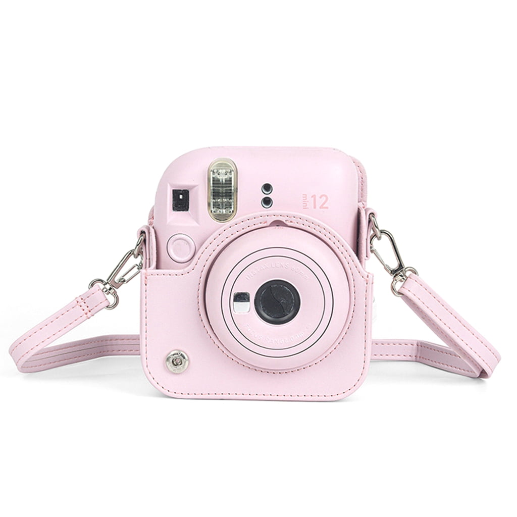 For Instax Mini 12 Camera Case PU Leather Soft Silicone Cover Bag for Fujifilm Polaroid Film Camera Bag V1189-WXFWAL-20260319-01170