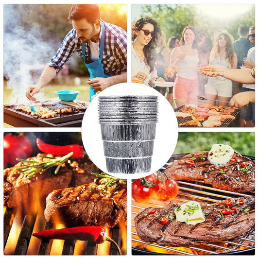 12 Pack Disposable Drip Grease Bucket Liners, Grill Drip Tray, Disposable Foil Liner for BBQ Drip Bucket V1189-WXFWAL-20260319-01177