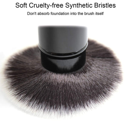 Retractable Foundation Makeup Brushes, Travel Flat Top Kabuki Powder Brush V1189-WXFWAL-20260319-01179