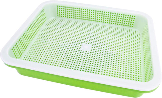 Tutuviw BPA Free Hydroponics Soilless Seeds Sprouter Microgreen Seed Sprouter Trays Seed Germination Double V1189-WXFWAL-20260319-01181
