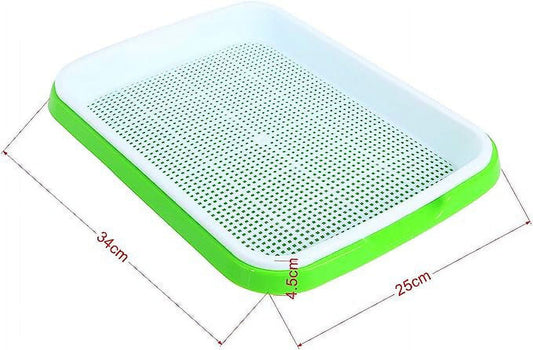 Tutuviw BPA Free Hydroponics Soilless Seeds Sprouter Microgreen Seed Sprouter Trays Seed Germination Double V1189-WXFWAL-20260319-01181
