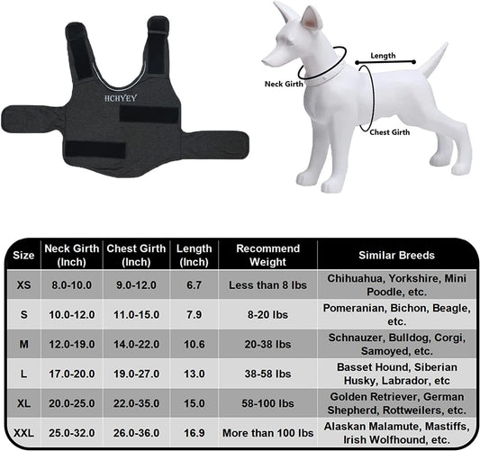 Dog Jacket, Skin-Friendly Dog Calming Vest - Dog Shirt for Thunder, Fireworks and Separation - Keep Pet Calm V1189-WXFWAL-20260319-01192