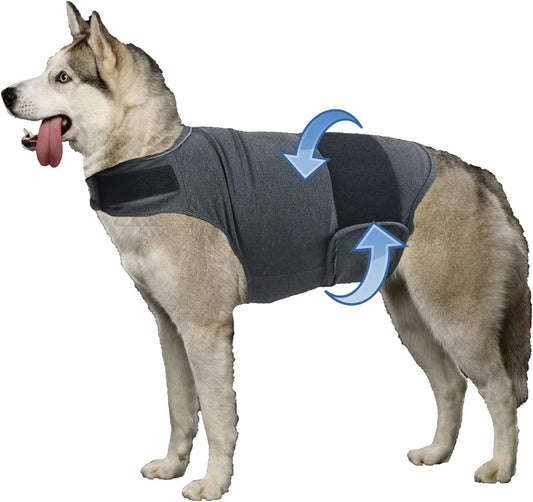Dog Jacket, Skin-Friendly Dog Calming Vest - Dog Shirt for Thunder, Fireworks and Separation - Keep Pet Calm V1189-WXFWAL-20260319-01194