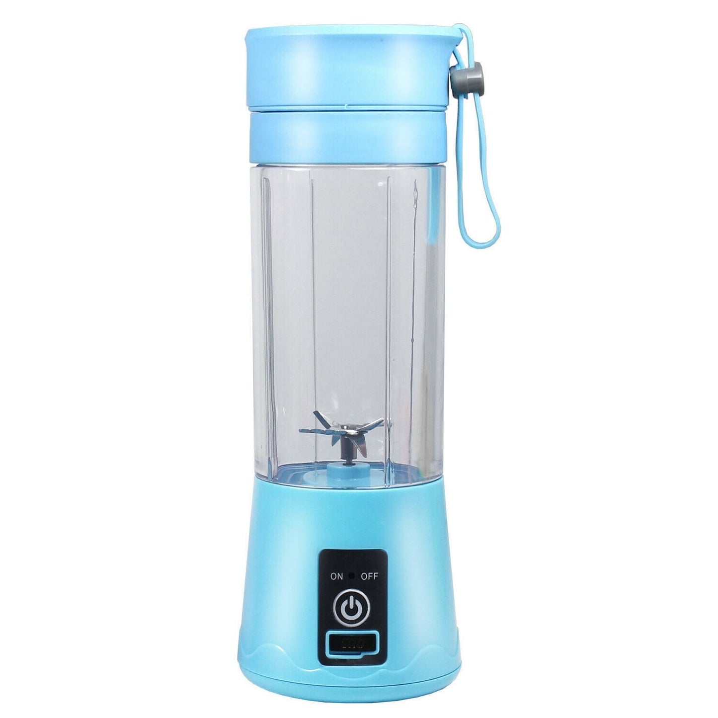 Mini Portable Blender,Smoothies Personal Blender Mini Shakes Juicer Cup USB Rechargeable With 6 blades,White V1189-WXFWAL-20260319-01211