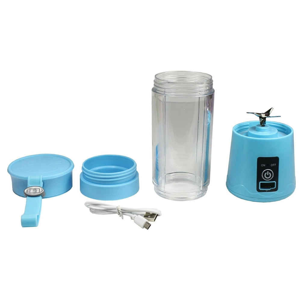 Mini Portable Blender,Smoothies Personal Blender Mini Shakes Juicer Cup USB Rechargeable With 6 blades,White V1189-WXFWAL-20260319-01212