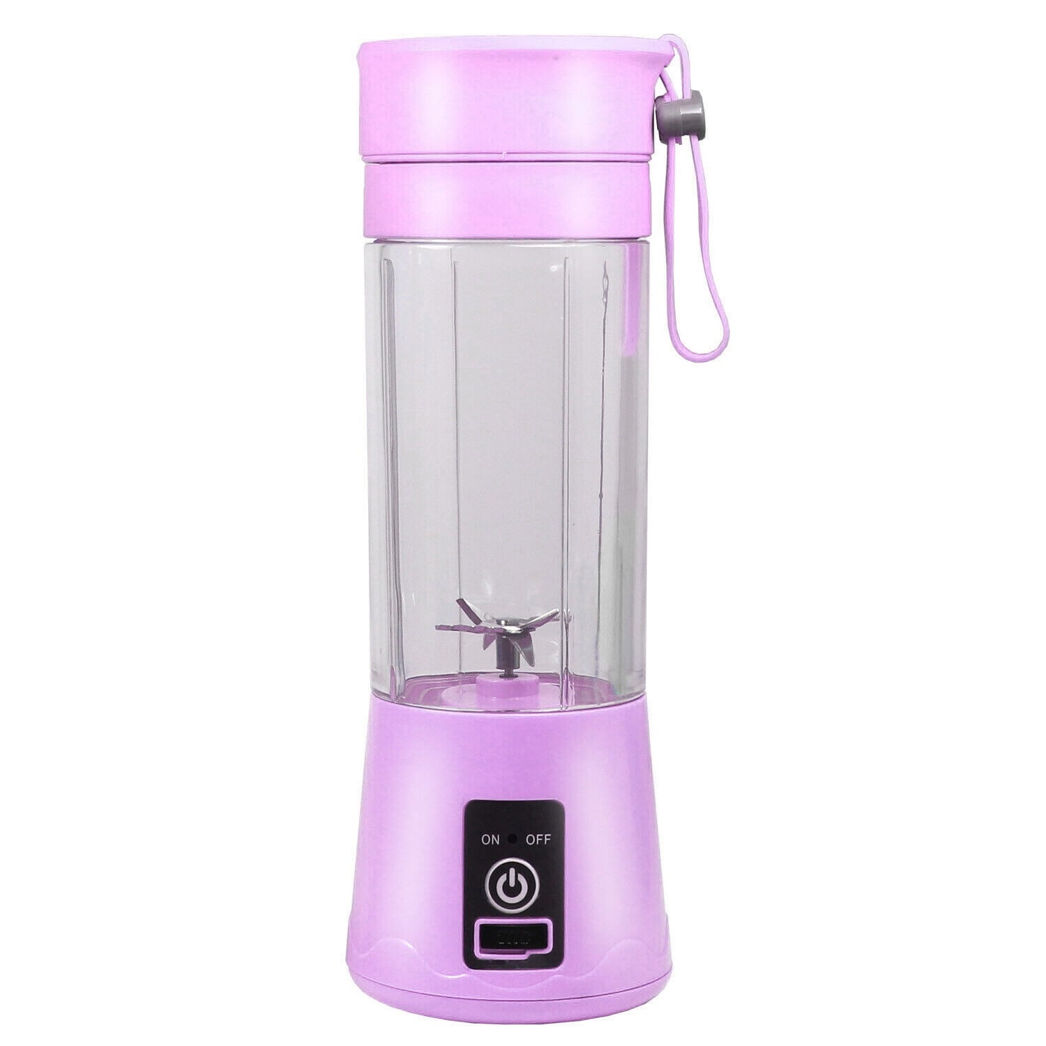 Mini Portable Blender,Smoothies Personal Blender Mini Shakes Juicer Cup USB Rechargeable With 6 blades,White V1189-WXFWAL-20260319-01213