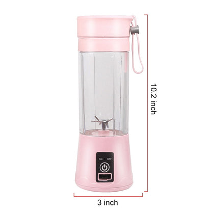 Mini Portable Blender,Smoothies Personal Blender Mini Shakes Juicer Cup USB Rechargeable With 6 blades White V1189-WXFWAL-20260319-01214