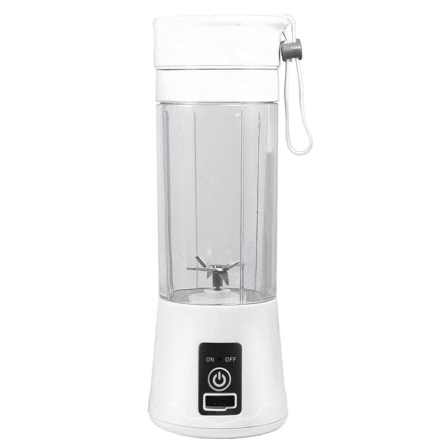 Mini Portable Blender,Smoothies Personal Blender Mini Shakes Juicer Cup USB Rechargeable With 6 blades White V1189-WXFWAL-20260319-01214