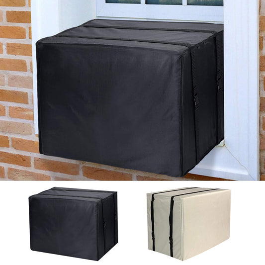 Cheers.US Window Air Conditioner Cover Outdoor, Outside Window AC Unit Cover Black Dust-Proof Waterproof AC V1189-WXFWAL-20260319-01239