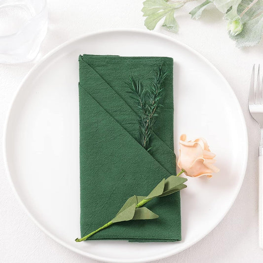 Holzlrgus Cotton Linen Napkins Bulk 17"x17" Stonewashed Cloth Dinner Napkins Rustic Thick Table Napkins for V1189-WXFWAL-20260319-01263
