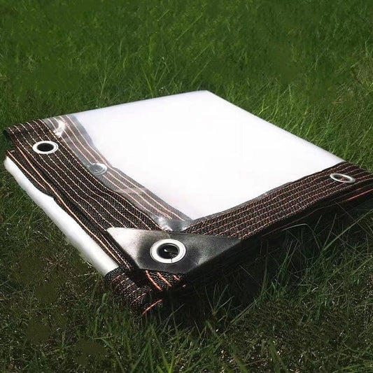 Clear Tarps Heavy Duty, Waterproof Tarpaulin Cover Greenhouse Garden Plant Patio 5 x 6.5FT 6.5*13ft V1189-WXFWAL-20260319-01274