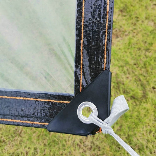 Clear Tarps Heavy Duty, Waterproof Tarpaulin Cover Greenhouse Garden Plant Patio 5 x 6.5FT 6.5*13ft V1189-WXFWAL-20260319-01274