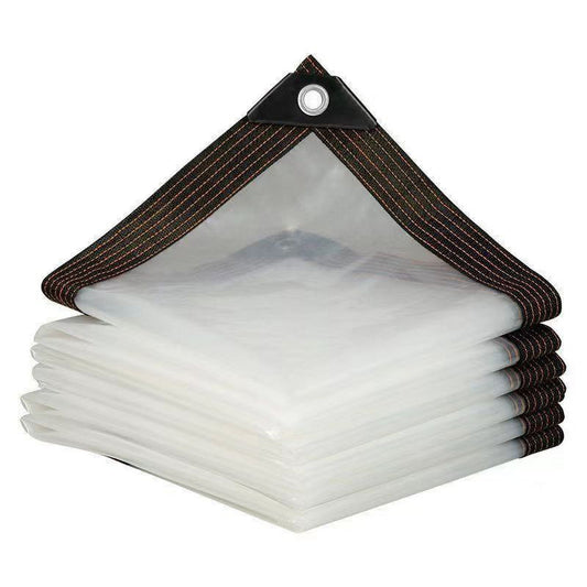 Clear Tarps Heavy Duty, Waterproof Tarpaulin Cover Greenhouse Garden Plant Patio 5 x 6.5FT 6.5*8ft V1189-WXFWAL-20260319-01275