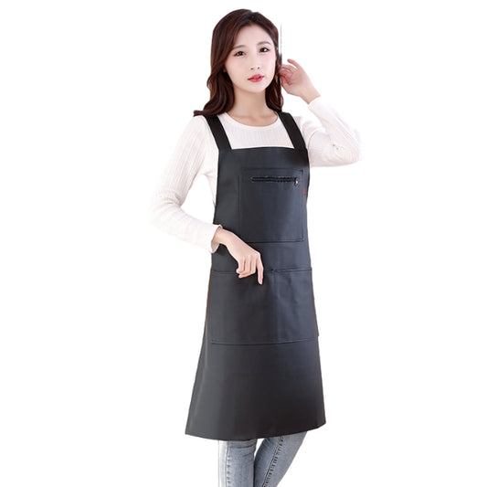 Waterproof Rubber Vinyl Apron - Heavy Duty Model - Stay Dry - Industrial Chemical Resistant Plastic - Leather V1189-WXFWAL-20260319-01337