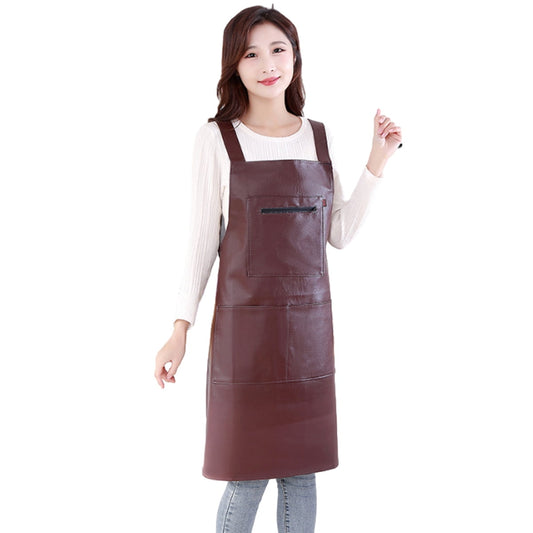 Waterproof Rubber Vinyl Apron - Heavy Duty Model - Stay Dry - Industrial Chemical Resistant Plastic - Leather V1189-WXFWAL-20260319-01339