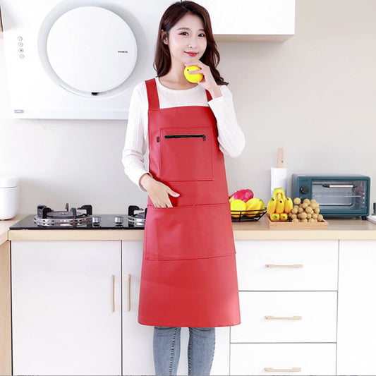 Waterproof Rubber Vinyl Apron - Heavy Duty Model - Stay Dry - Industrial Chemical Resistant Plastic - Leather V1189-WXFWAL-20260319-01340