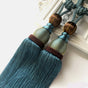Bosisa 2pcs Large Tie Backs Ball Tassel Curtain Rope Tieback,Gold Blue V1189-WXFWAL-20260319-01341